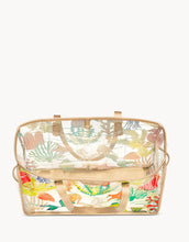 Load image into Gallery viewer, Golden Mermaid Clear Beach Tote