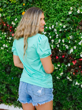 Load image into Gallery viewer, Blakeley Top Teal