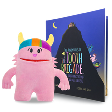 Load image into Gallery viewer, The Tooth Brigade - Tooth Pillow & Hardcover Book Gift Set