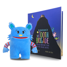 Load image into Gallery viewer, The Tooth Brigade - Tooth Pillow & Hardcover Book Gift Set