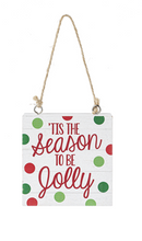 Load image into Gallery viewer, Holiday Block Ornament