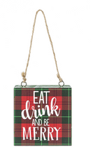 Load image into Gallery viewer, Holiday Block Ornament