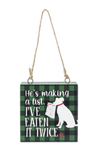 Load image into Gallery viewer, Holiday Block Ornament