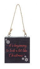 Load image into Gallery viewer, Holiday Block Ornament