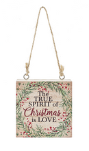 Load image into Gallery viewer, Holiday Block Ornament