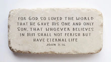 Load image into Gallery viewer, Scripture Stone Half Block