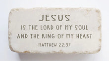 Load image into Gallery viewer, Scripture Stone Half Block