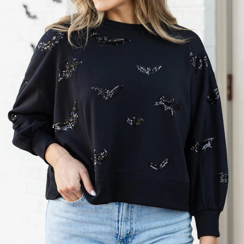 Millie Sweatshirt-Bats