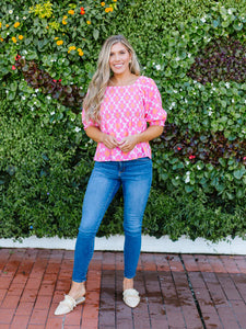 Madison Top Dainty Days-Pink