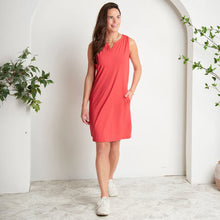 Load image into Gallery viewer, Zoey UPF 50+ Quick Dry Coral Dress

