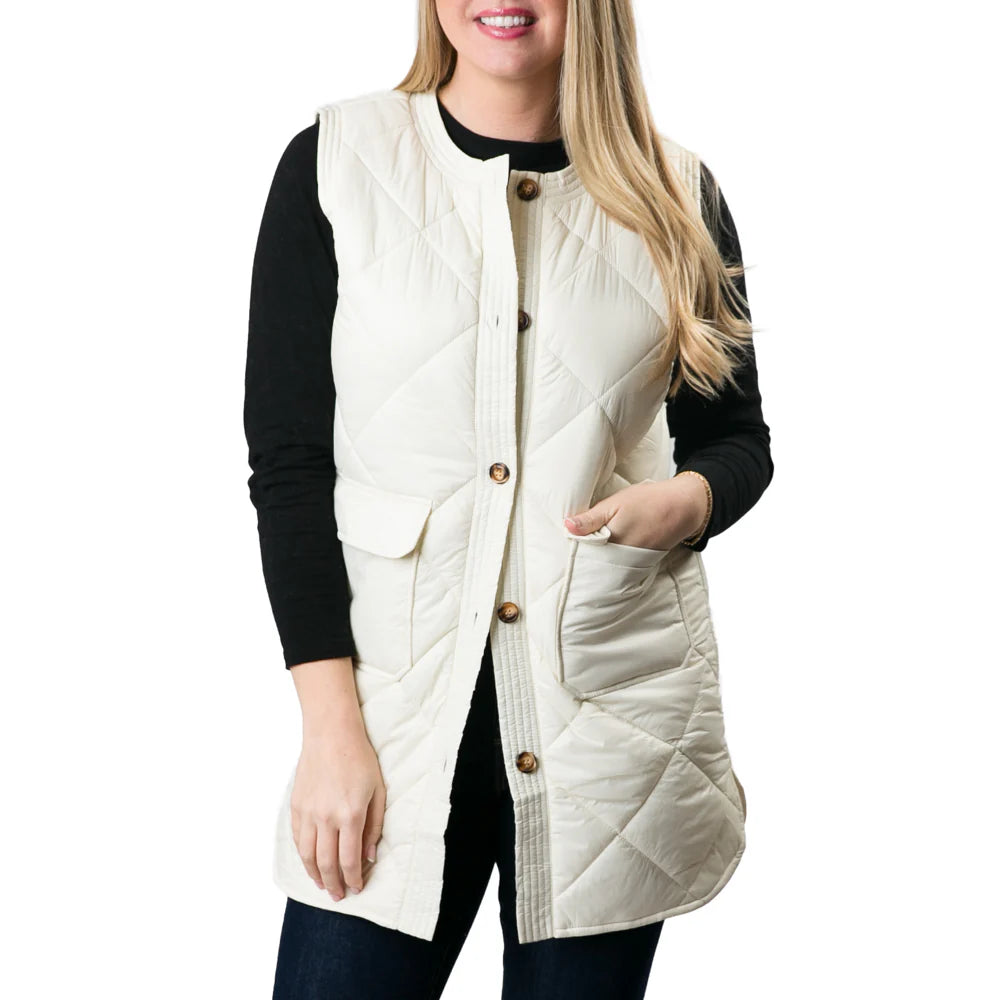 Zara Vest-Cream