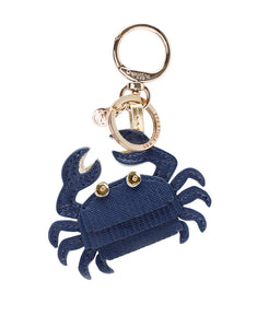 Navy Crab Keychain