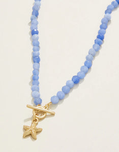 Calm Waters Necklace 17"Blue Adventure