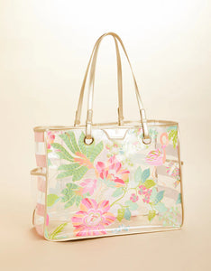 Beacg Tote Flamingo Pineapple