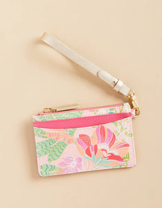 Slim Card Coinpurse Flamingo Pineapple