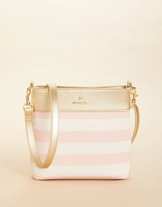 Hipster Crossbody Pink Stripe