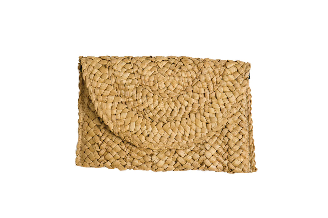 Eliza Rattan Clutch
