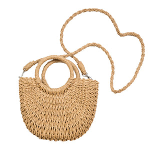 Lottie Rattan Crossbody