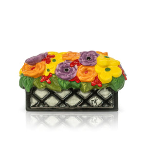 Love Blooms Here Mini - Window Box W Flowers - A409