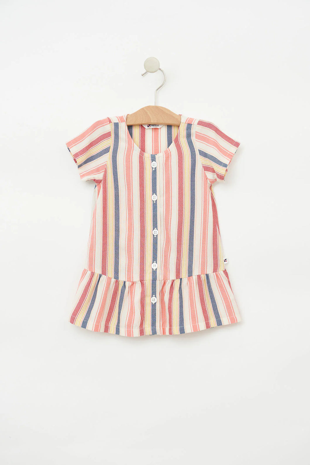 Short Sleeve Striped Dress