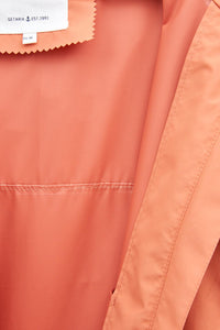 Thermosealed Raincoat - Coral