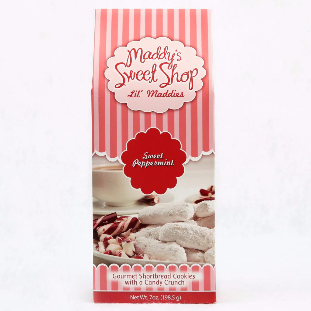 Maddy's Sweet Shop Peppermint Shortbread Cookies-7 oz.