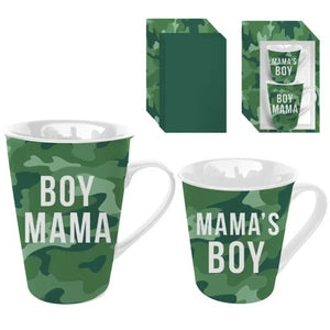 Mommy And Me Ceramic Cup Gift Set-Boy Mama