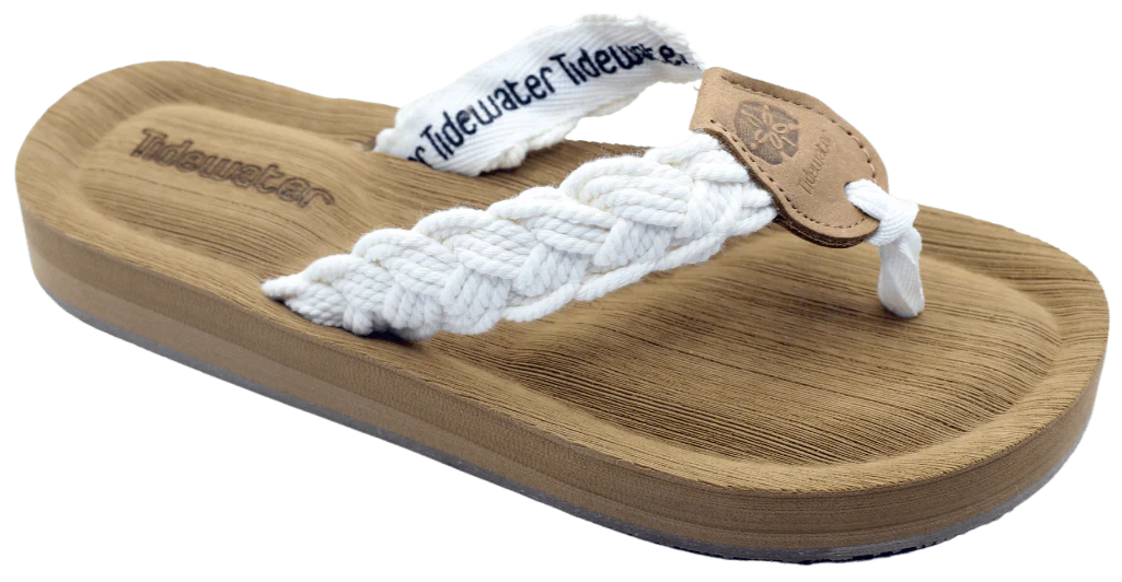 Nantucket White - Tidewater Sandals