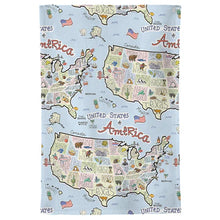 Load image into Gallery viewer, Fish Kiss USA Tea Towel
