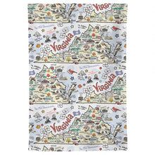 Load image into Gallery viewer, Fish Kiss Virginia Tea Towel
