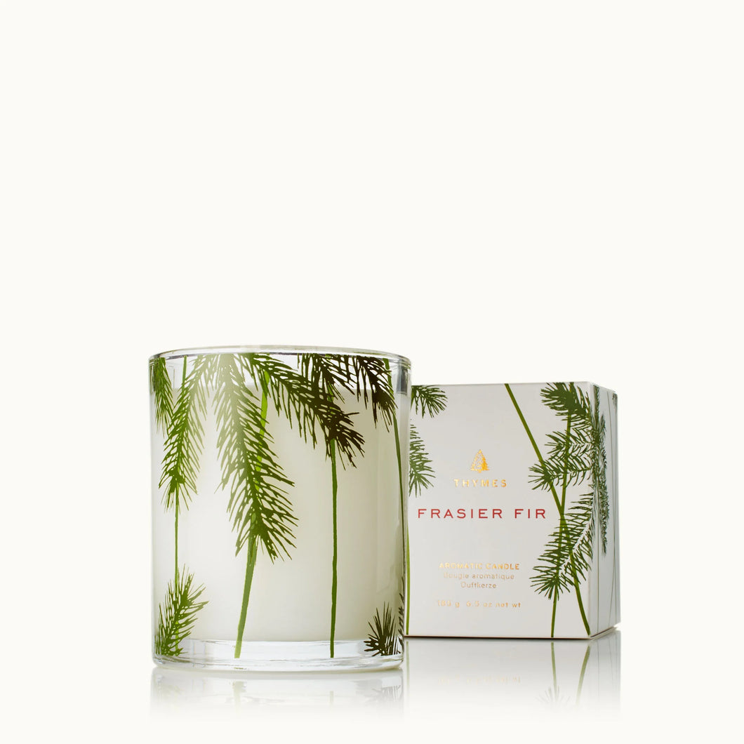 Frasier Fir Aromatic Candle Pine Needle Design 6.5oz