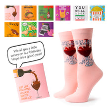 Load image into Gallery viewer, Two Left Feet It&#39;s Yo Birthday Gift Card Sock Set

