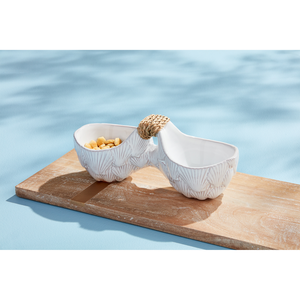 Sea Double Serving Dish