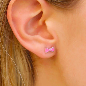 Daisy Bow Stud Earrings