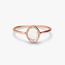 Load image into Gallery viewer, Organic Stone Clear Quartz Ring-8
