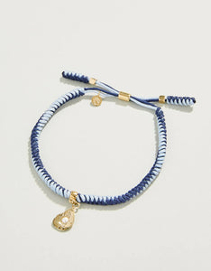Friendship Bracelet blue oyster