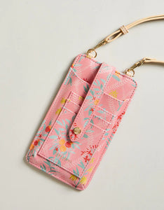 Lily Phone Crossbody Queenie Topiary Pink