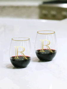 Stemless Wine Initial Set