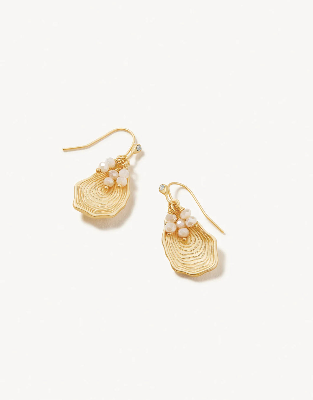 Oyster Alley Earrings Gold