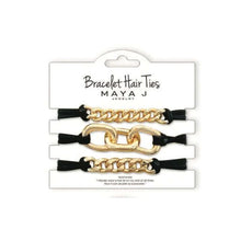 Load image into Gallery viewer, Bracelet Hair Ties Black
