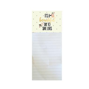 Magnetic Notepad Beautiful Day