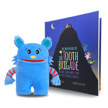 Load image into Gallery viewer, The Tooth Brigade - Tooth Pillow &amp; Hardcover Book Gift Set
