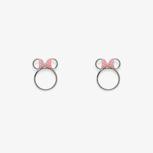 Silver Minnie Earrings