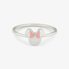 Load image into Gallery viewer, Delicate Silver Minnie Head Ring
