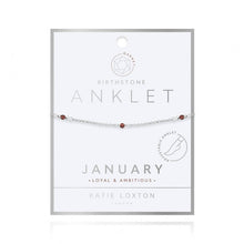 Load image into Gallery viewer, Birthstone Anklet
