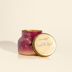 Tinsel Spice Glimmer Petite Jar Candle-8 oz.